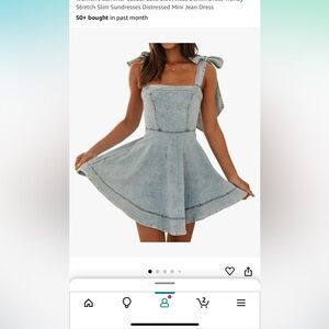 Mini Jean Dress size small